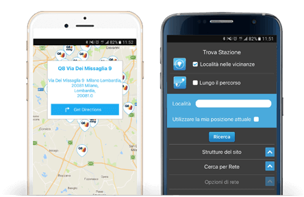 E-Route ist als App für iPhone und Android erhältlich.